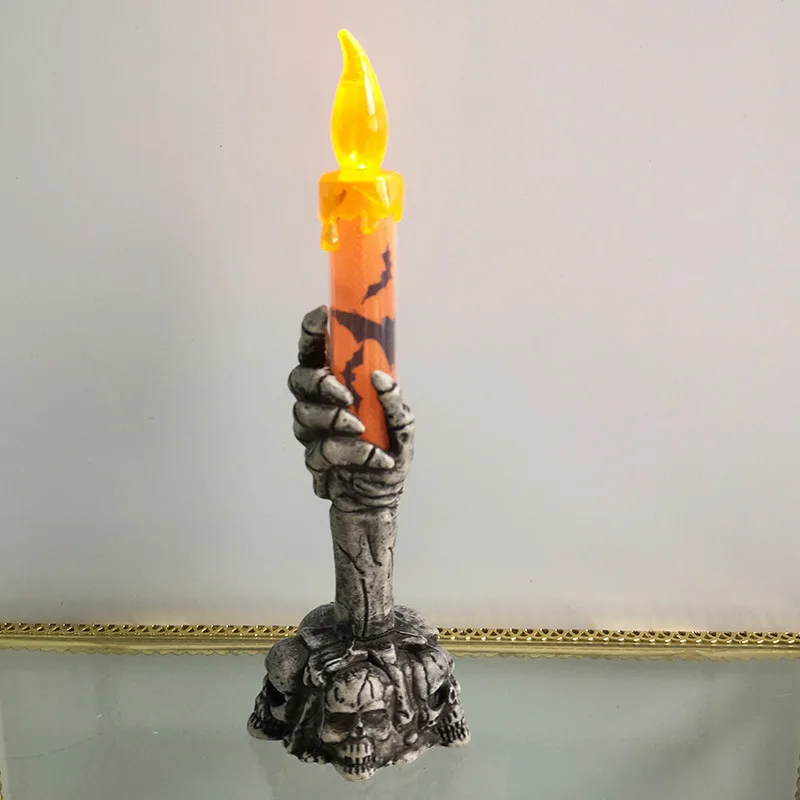 Halloween Skeletons Ghost Party Candles Pumpkin Party Happy Halloween - Image 7