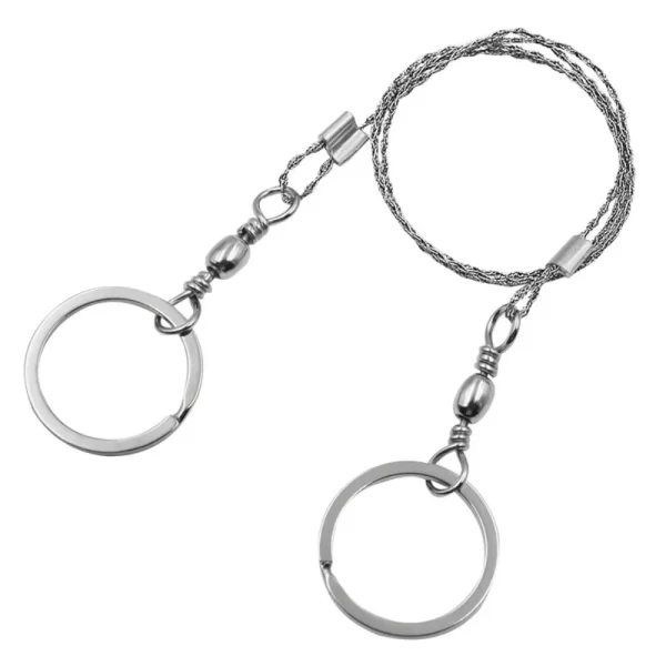 4-strand Stainless Steel Wire Saw with Handle Strong Outdoor Camping Survival Tool - Image 12