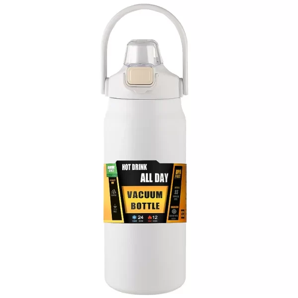 Portable Thermos with Straw 304 Stainless Steel Thermal Mug Tumbler Coffee Cup Sports Vacuum Flasks Cold and Hot Water Bottle - Image 8