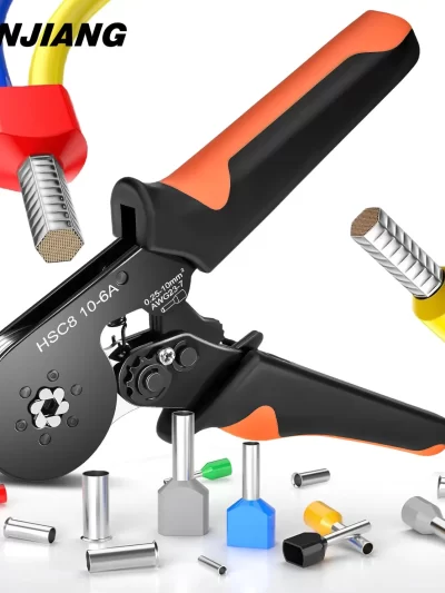 Crimping Pliers Ferrule Sleeves Tubular Terminal Tools HSC8 6-4 10-6 16-6 Wire Crimper Household Electrical Sets Terminal