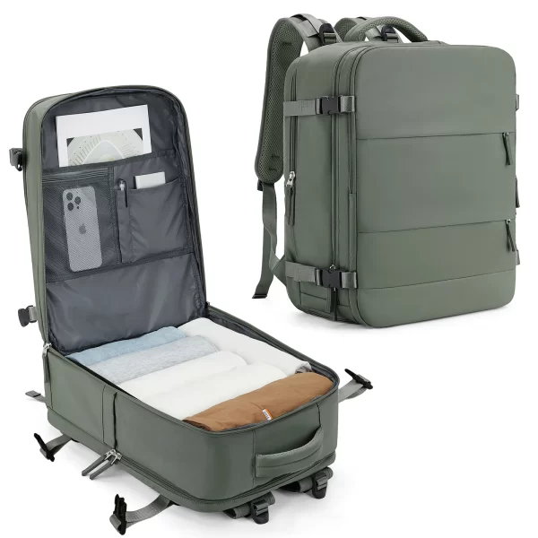 Easyjet Cabin Bag 45x36x20 Backpack, 40x20x25 Ryanair Carry-Ons, Women/Men Aeroplane Travel Backpack - Image 7
