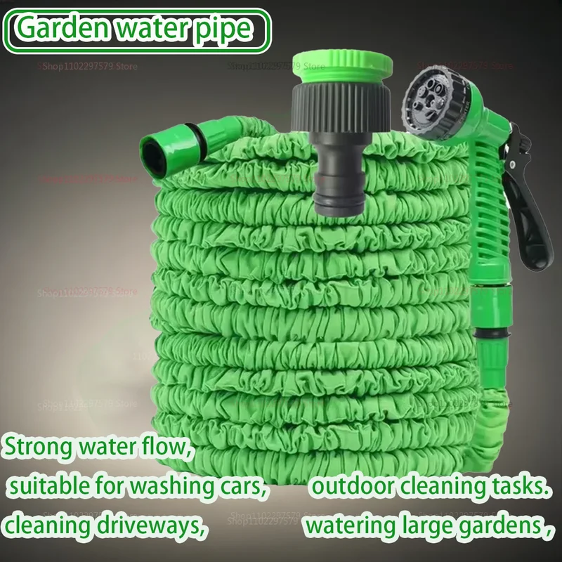 Retractable Magic Garden Hose High Pressure Car Wash Water Gun Watering Device - Image 5