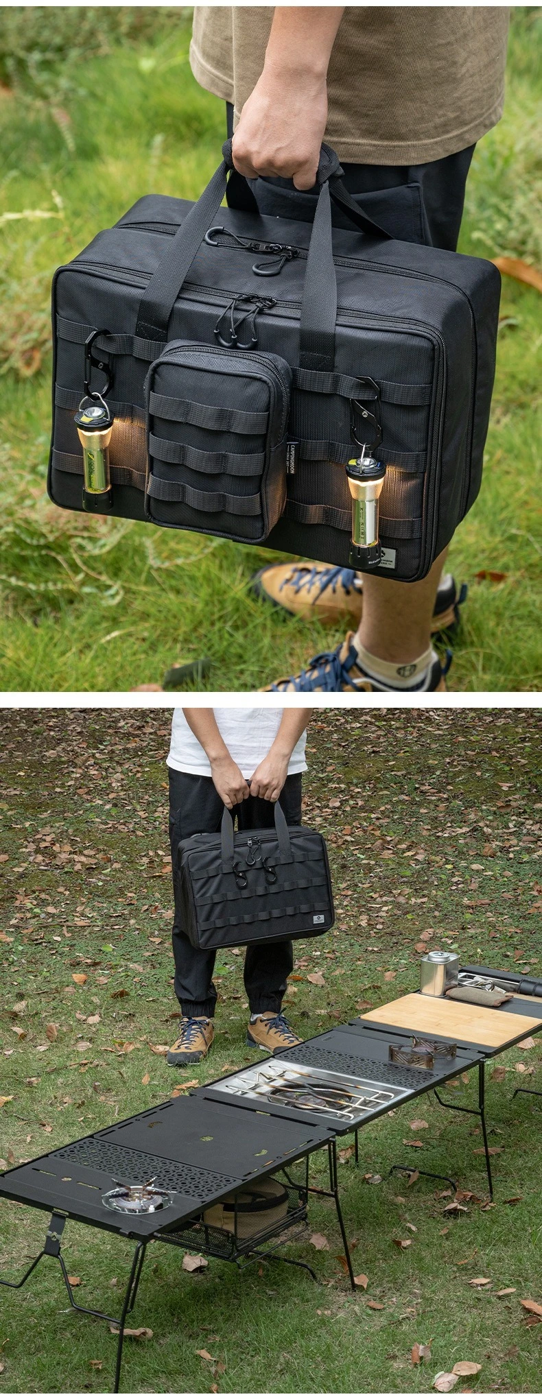 CAMPINGMOON BK-46 Large Capacity Storage Bag Camping IGT Module Collection Storage Bag - Image 18