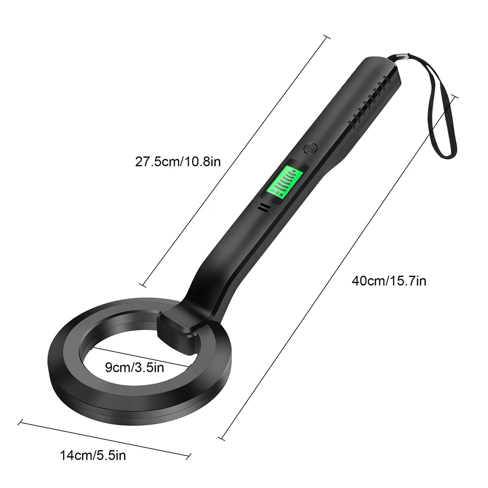 New Handheld Metal Detector With LED Display High Sensitivity Metal Scanner Gold Silver - Image 5