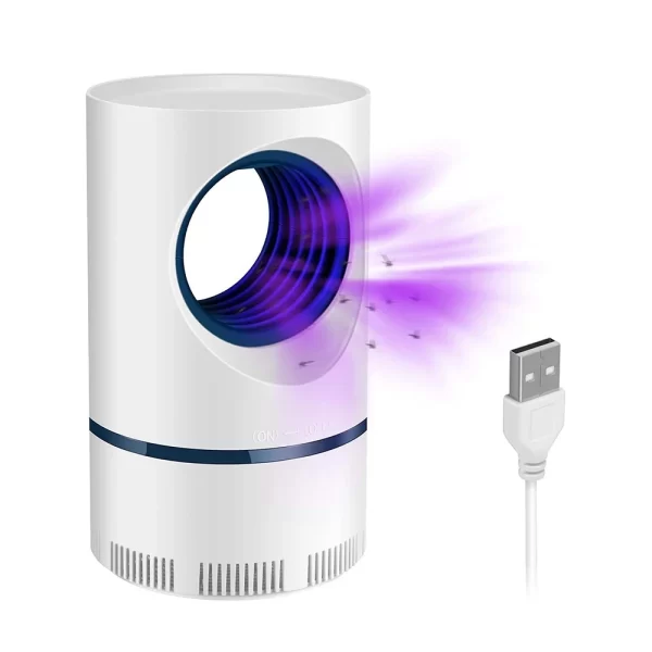 Electric Fly Bug Mosquito Insect Killer LED Light Trap with USB Power Supply and Adapter - Image 5