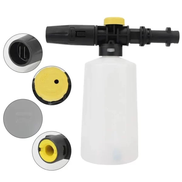 750ML Snow Foam Lance Car Soap Foam Generator High Pressure Washers For Karcher K2 K3 K4 K5 K6 K7 Adjustable Sprayer Nozzle - Image 9