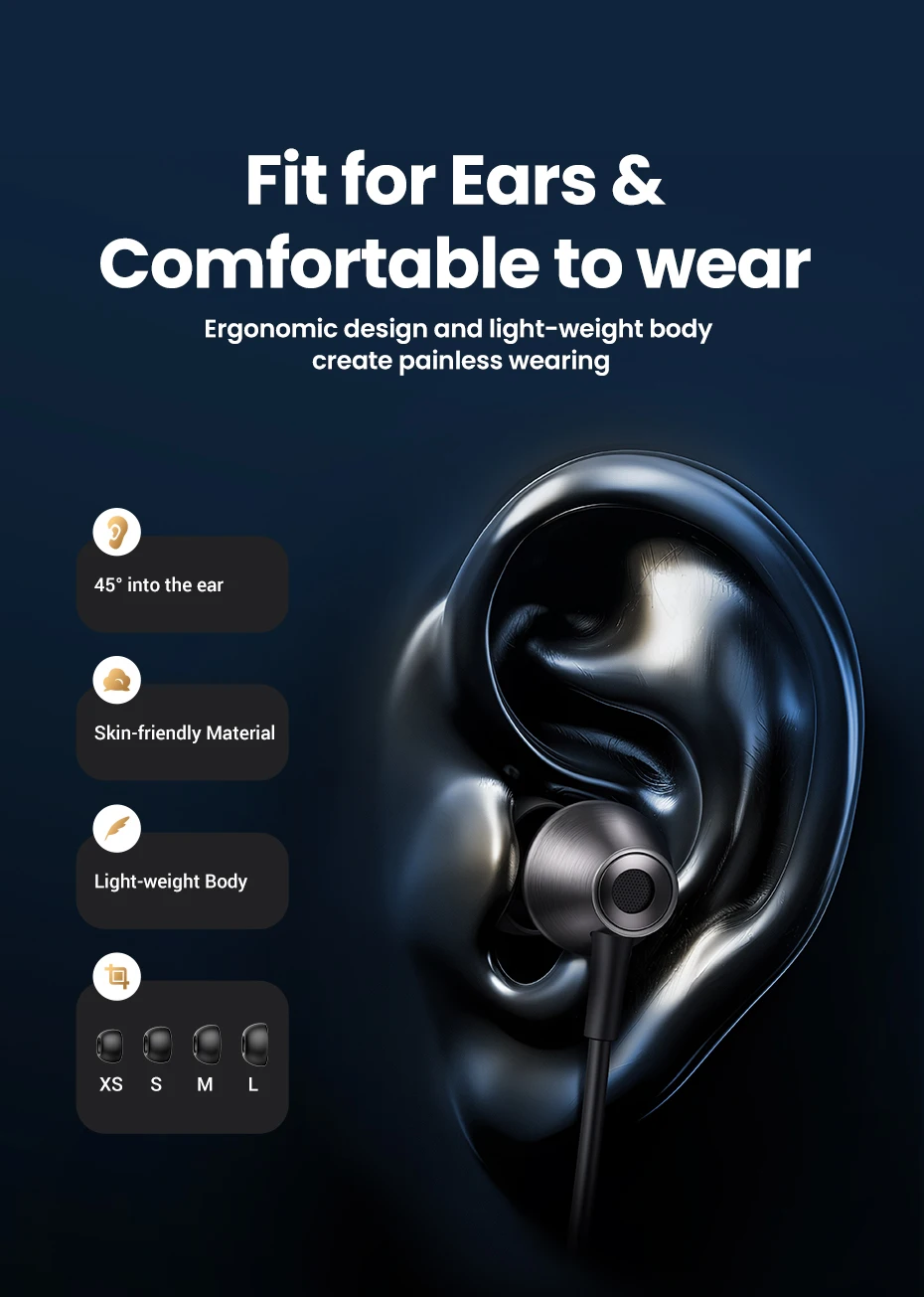 UGREEN 3.5mm USB Type C Wired Earbuds with Microphone, Wired Earphones in Ear Headphones HiFi Stereo,For Most with 3.5mm Jack - Image 13