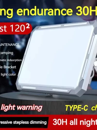 LED Camping Tent Light Rechargeable Searchlight High Power Outdoor Emergency Lighting Waterproof