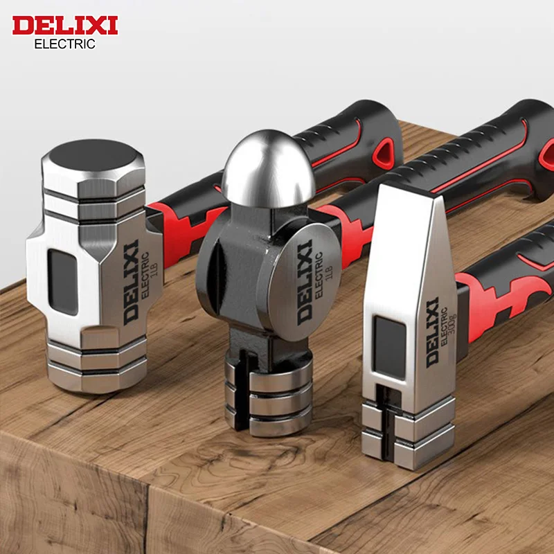 DELIXI ECECTRIC Multifunctional Mini Claw Hammer, Anti Slip And Shockproof Hammer,Magnetic