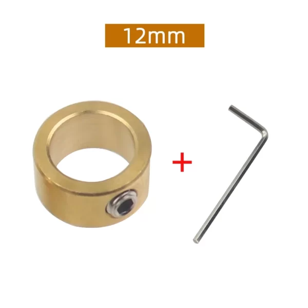 3-12mm Drill Bit Tools Brass Depth Stop Collars Ring Positioner Ring With Hex Wrench - Image 16