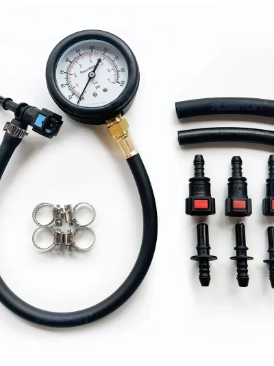Fuel Pressure Test Kit - Fuel Pressure Gauge - 0-100PSI Fuel Injection Pump Pressure Tester Gauge Kit