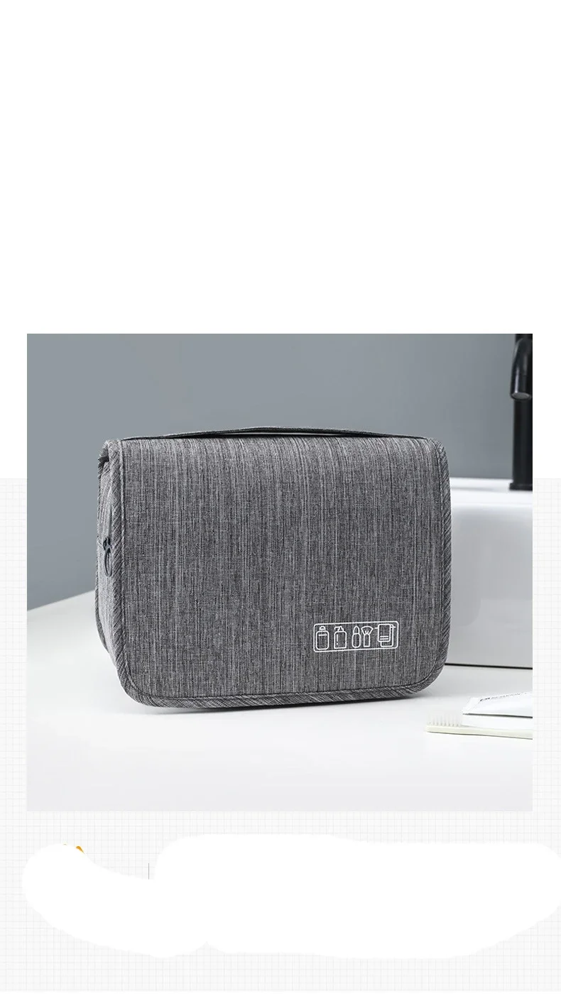 Oxford Fabric Men Business Portable Storage Bag Toiletries Organizer Women Cosmetic Bag Waterproof - Image 10