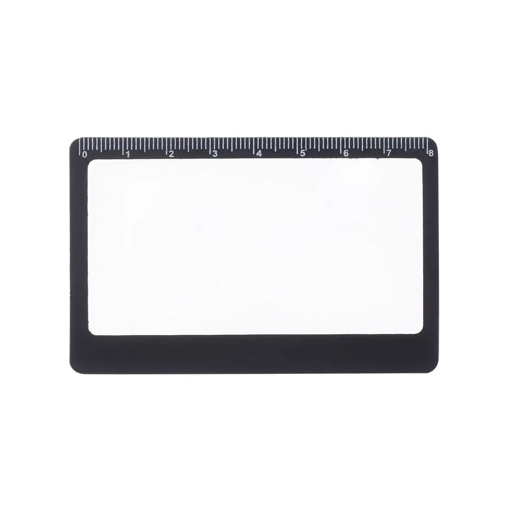 Card Size With Scale Reading Glass Fresnel Lens Outdoor Focused Ignition Book Page Magnification Magnifier Sheet X3 Magnifying - Image 5