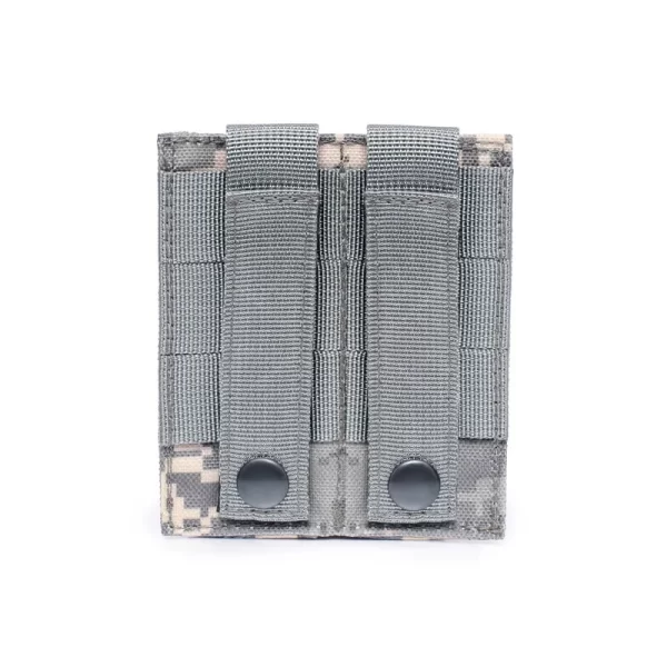 9mm Magazine Pouch Pistol Magazine Bag Tactical Fast Draw Pistol MOLLE Double Mag Pouch EDC Tool Kit Hunting Accessory - Image 6