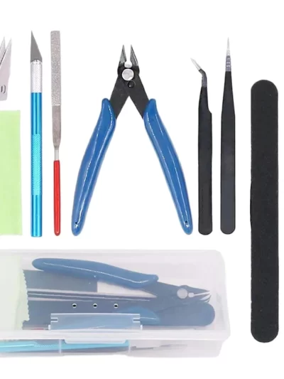 9Pcs Modeler Tools Kit for Car/Toy/Gundam Model Building DIY Repairing Essential