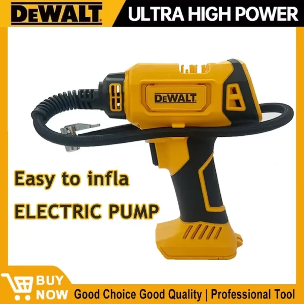 DeWALT Battery Air Compressor Automatic Tire Inflator Cordless Electric Pump with Digital Pressure Gauge