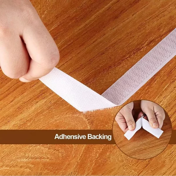 1-10M Velcros Self Adhesive Hook and Loop Tape Fastener House Diy Magic Tap Auto Double Sided Roll Strong Glue Home Strap Strips - Image 4