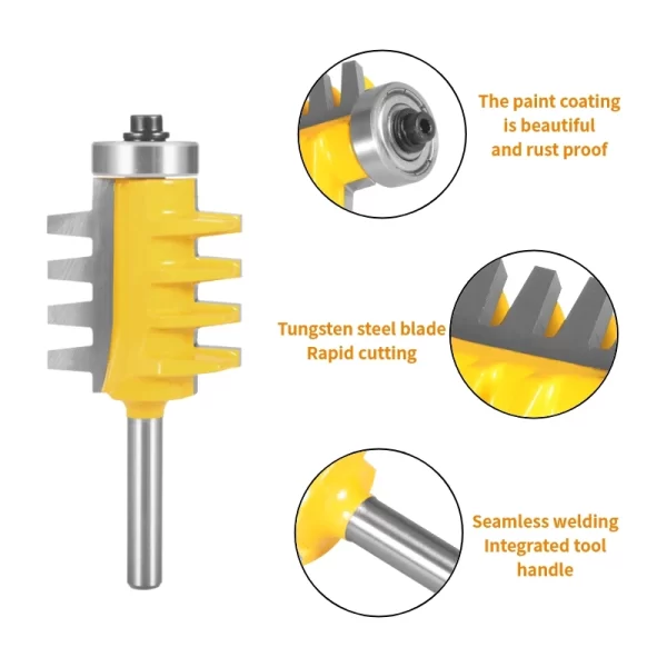YUSUN 6MM-12.7MM Shank Joint Bit Router Bit Woodworking Milling Cutter For Wood Bit face Mill - Image 4