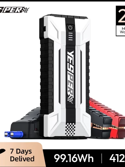 YESPER 4120A Car Jump Starter 26800mAh Power Bank Car Booster Auto Emergency Booster Starting Device