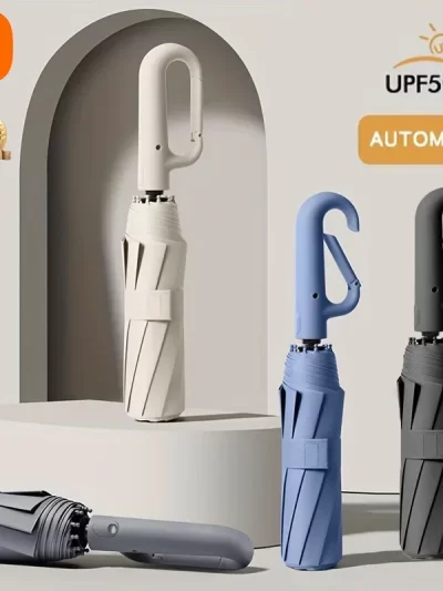 Xiaomi Umbrella 30 Bones Reinforced Windproof Automatic Folding Umbrella Handle Strong Wind Water Resistant