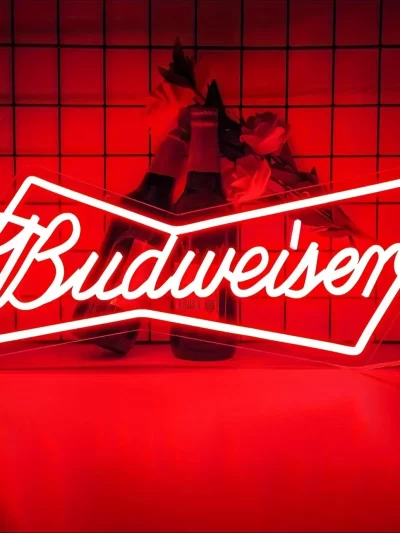 budweiser logo beer bar Neon Signs  Bar Neon Beer Light Sign