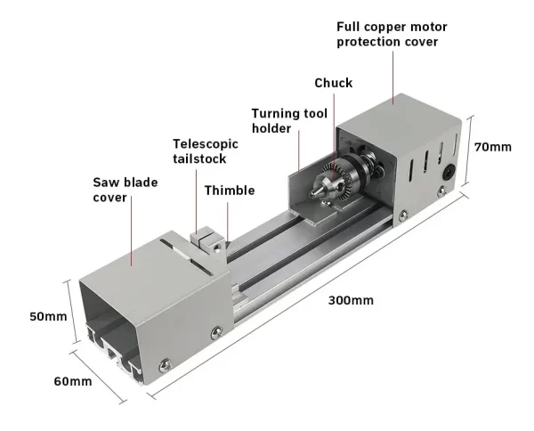 12-24V Buddha Bead Machine Multifunction Mini Lathe Compact Lathe Turning Center for Wood Sanding Polishing Jewelry Rotary Tools - Image 21
