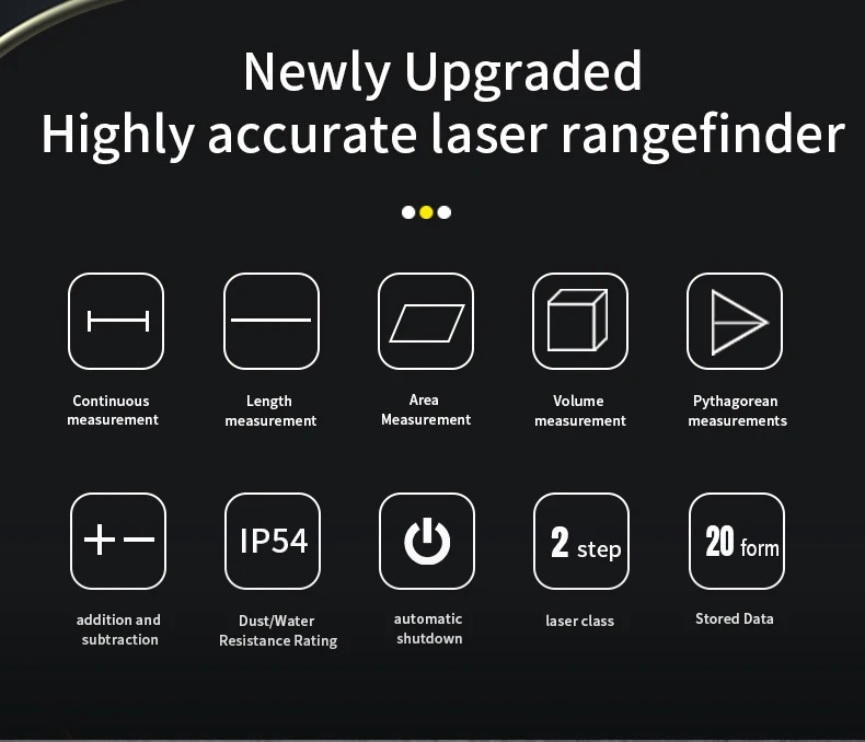 Snakol Laser Distance Meter 50m 70m 100m 120m Rangefinder Profesional Range Finder Digital Tape Measure - Image 16