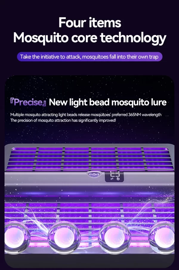 Electric Shock Mosquito Swatter Foldable Zapper Anti Mosquito Lamp Repellent Killer Rechargeable - Image 15