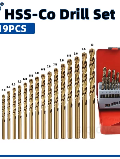 Cobalt High Speed Steel Twist Drill Bit M35 Stainless Steel Tool Set Of Drills Accessories For Metal Stainless Steel Drilling