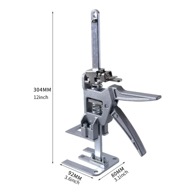 2 pcs Labor Saving Arm Jack 12 Inch Drywall Lift Wall Tile Locator 0-145 mm Height Adjuster Multi-Function Cabinet Jack Board - Image 3