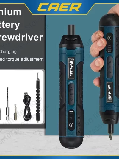 Mini Electric Screwdriver Set USB Rechargeable 1300mah