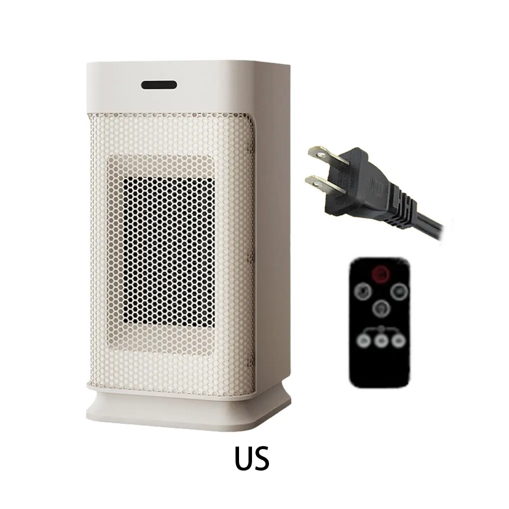 Portable Ceramic Heaters Fan Silent Room Heater with Remote Control Overheat Protection - Image 7
