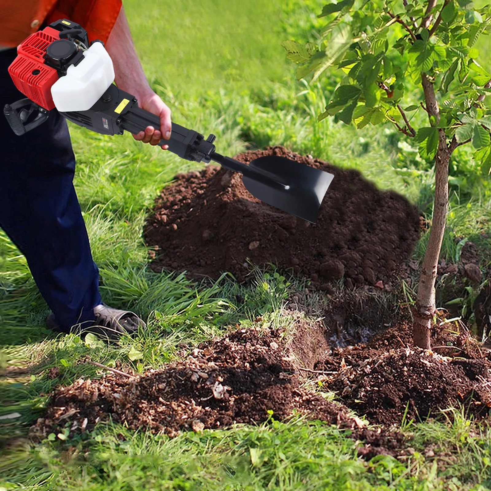 1900W 52cc Portable Garden Tree Digger Steel PP Garden Tree Digger 20-55 - Image 5