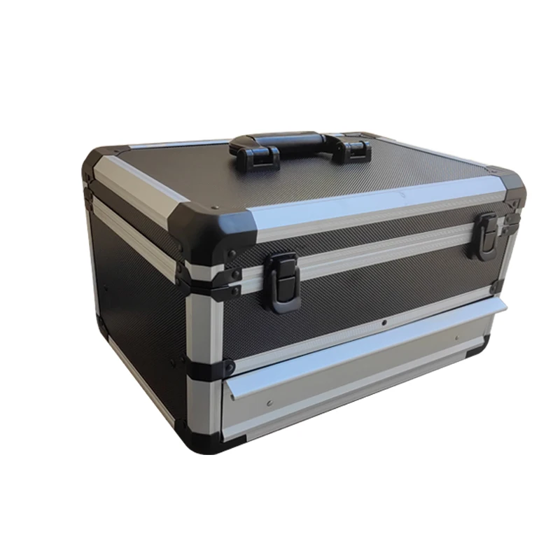Electric Toolbox Aluminum Case Reinforced Tool Box Organizer Box Large Drawer Tools Storage Case For tools - Image 13