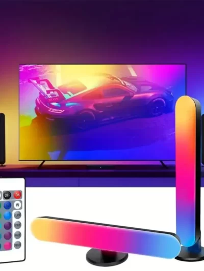 USB LED Light Bar RGB Color Changing TV Backlight Remote Symphony Atmosphere Light Strips Music Rhythm Ambient