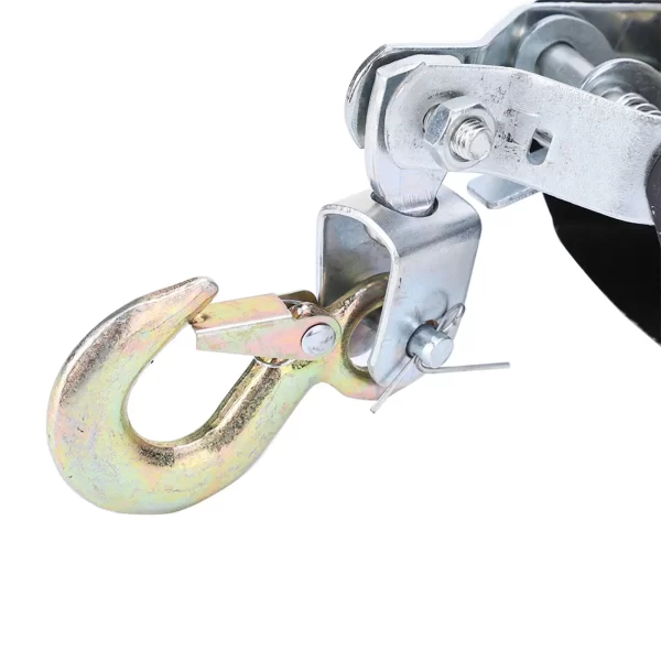 2/4T Wire Rope Hand Power Puller Tighten Tool Mini Tightener Double Hook Lifting Tool Gear Winch Puller Heavy Duty Power Puller - Image 6