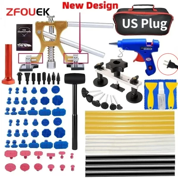 Car Dent Zoposon Repair Tools EU/US Glue Gun Paintless Dent Repair Kit Automotive Dent Remover - Image 9