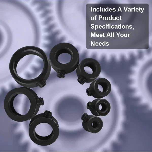 Steel Drill Stop Collar Kit - Metric Adjustable Depth Limiter Rings - Image 13