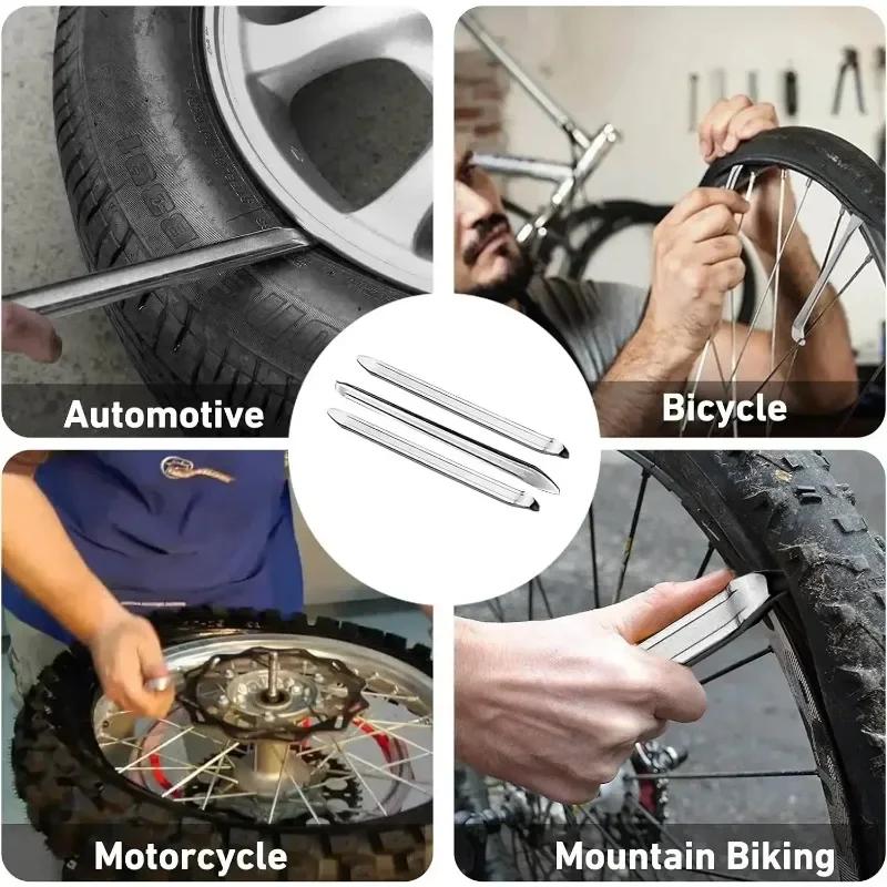 Car Tire Wrench Removal Tool Steel Spoon Tire Iron Rim Opener - Image 6