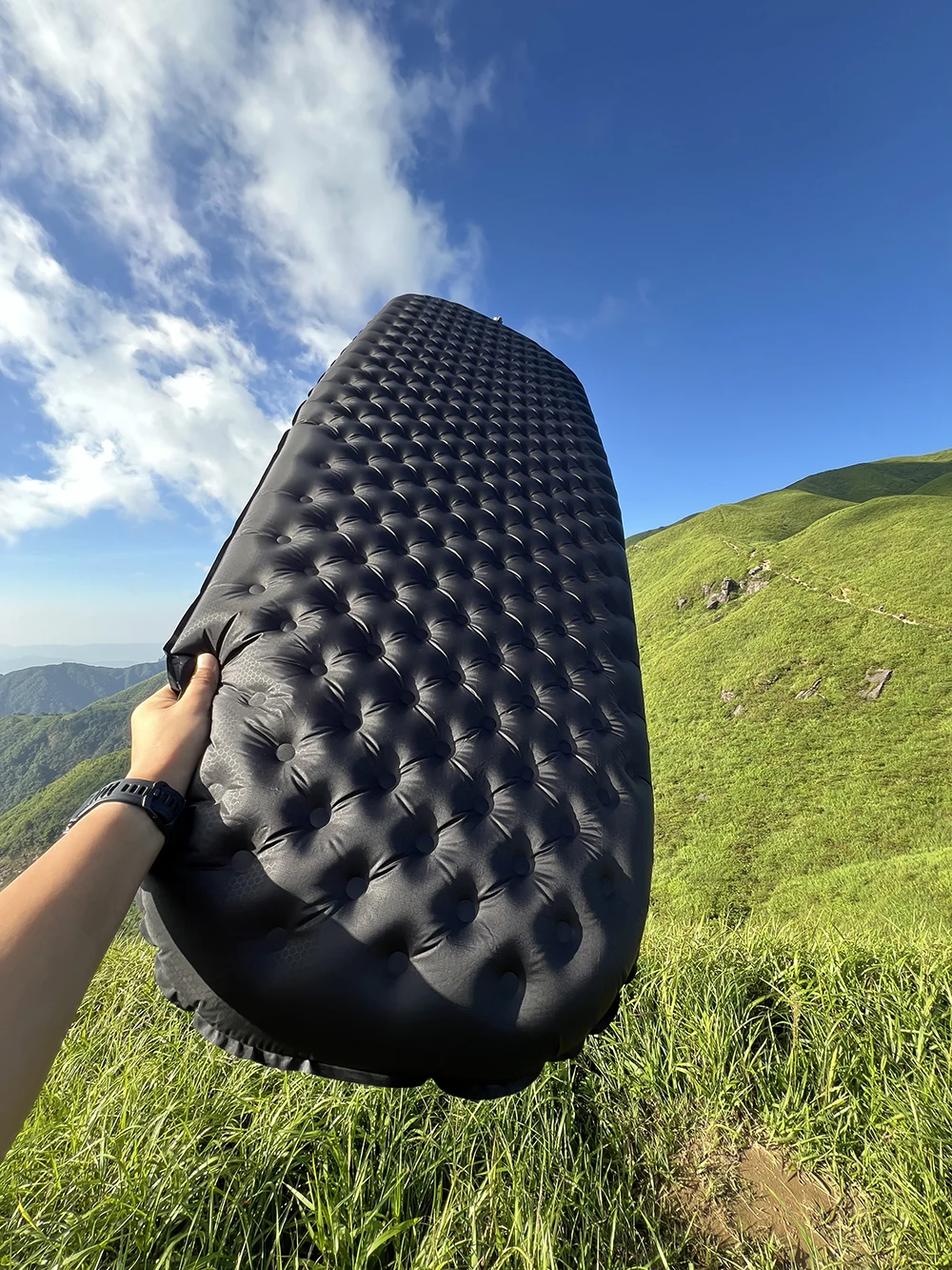 Light Tour R value 7.5 Camping Inflatable Mattress Outdoor Portable Sleeping Pad Ultralight - Image 30