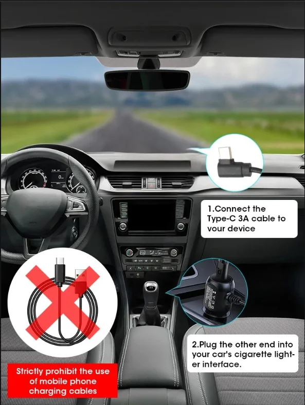 Dash Cam 4K UHD Recording Car Camera DVR Night Vision Video Recorder Built-In Wi-Fi Support GPS 24H Parking - Image 10