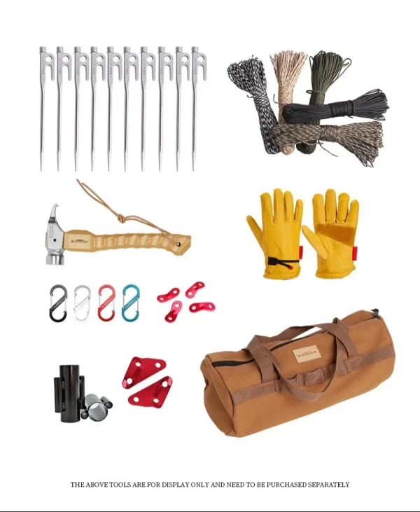 Outdoor Picnic Carrying Case Camping Bag Cutlery Pouch Larg Capacity Tableware Handbag - Image 13