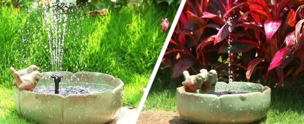 1W/1.5W/2.5W Outdoor Solar Fountain Suitable for Garden Pond Solar Fountain Pump Kit with 6 Nozzles - Image 21