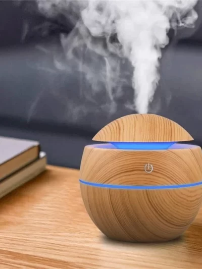 Humidifier Electric Air Aroma Diffuser Wood Ultrasonic Air Humidifier Essential Oil Aromatherapy
