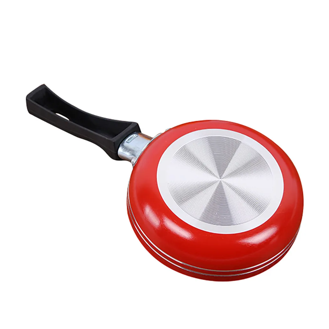 12cm/14cm/16cm Mini Frying Pan Non-Stick Steel Frypan Pot Saucepan - Image 6