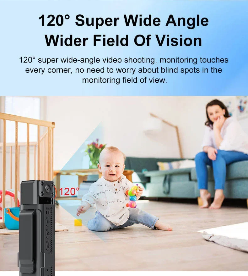 Miniature Camcorder NEW WIth Wifi Hotspot Mini Camera 1080P Portable Digital Video Recorder Body Camera Night Vision DVR - Image 12