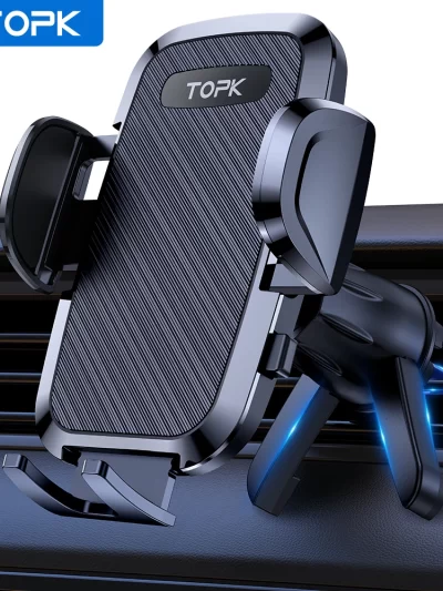 TOPK Universal Car Bracket Gravity Auto Phone Holder Car Air Vent Clip