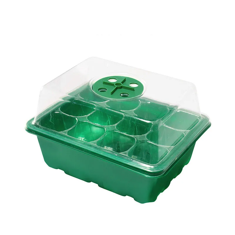 12-well Plastic Seedling Pot Succulent Sowing Seedling Box - Image 9