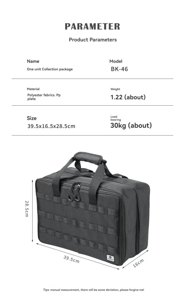 CAMPINGMOON BK-46 Large Capacity Storage Bag Camping IGT Module Collection Storage Bag - Image 9
