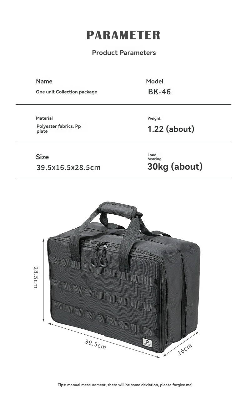 CAMPINGMOON BK-46 Large Capacity Storage Bag Camping IGT Module Collection Storage Bag - Image 9